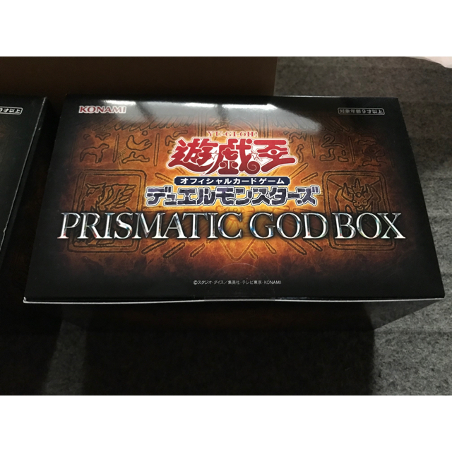 KONAMI(コナミ)の遊戯王　PRISMATIC GOD BOX  プリズマティックゴットボックス エンタメ/ホビーのトレーディングカード(Box/デッキ/パック)の商品写真