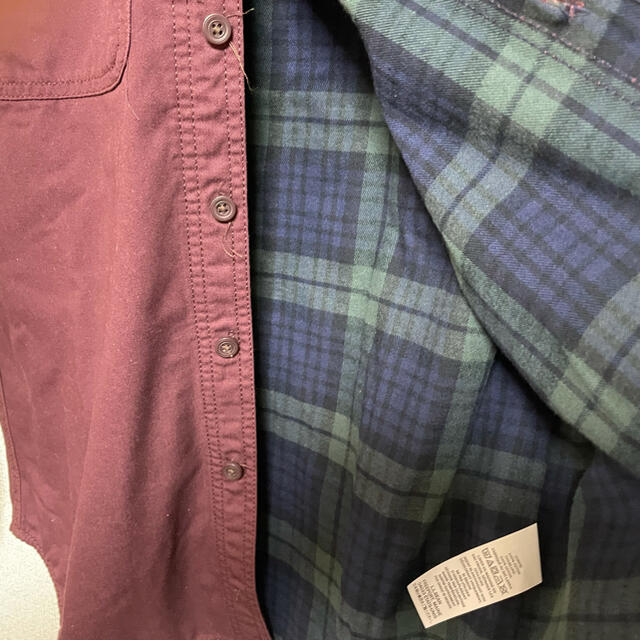 L.L.Bean - L.L.Bean ラインドハリケーンシャツ ジャパンフィットの