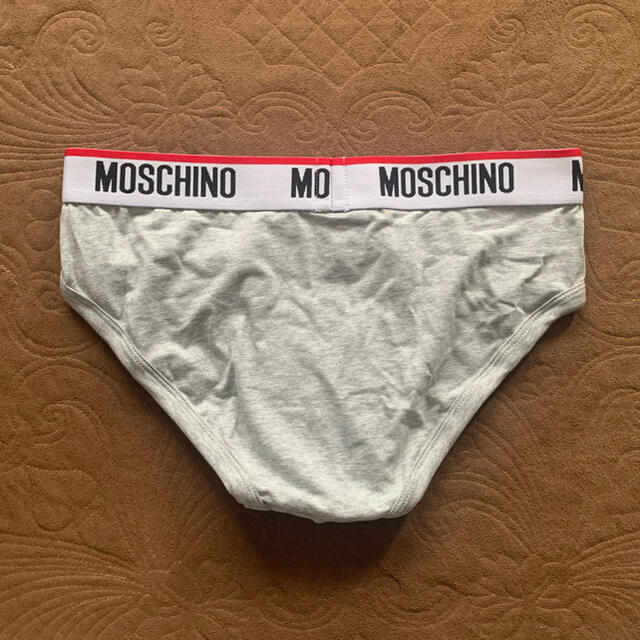 Moschino Moschino モスキーノ ブリーフ グレー レッドラインの通販 By Yuki S Shop モスキーノならラクマ