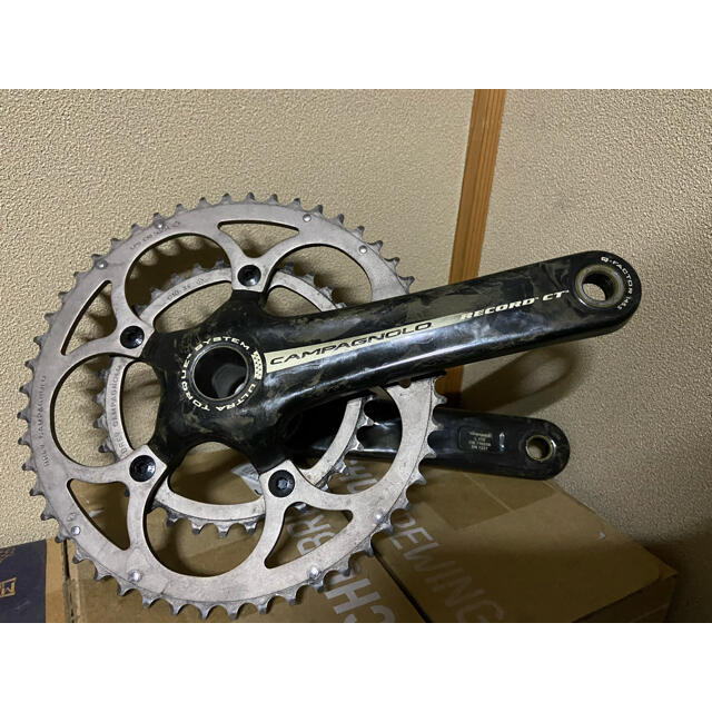 自転車カンパニョーロ　レコードクランク