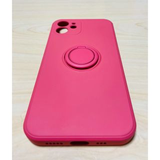 iPhone12 6.1インチ シリコンケース　ガラスフィルム付き(iPhoneケース)