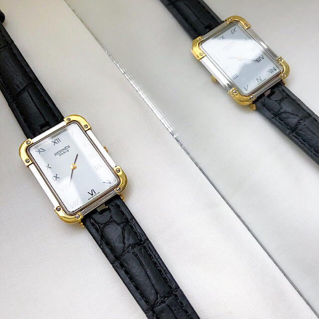 仕上済】エルメス クロアジュール コンビ ボーイズ 腕時計 - 腕時計