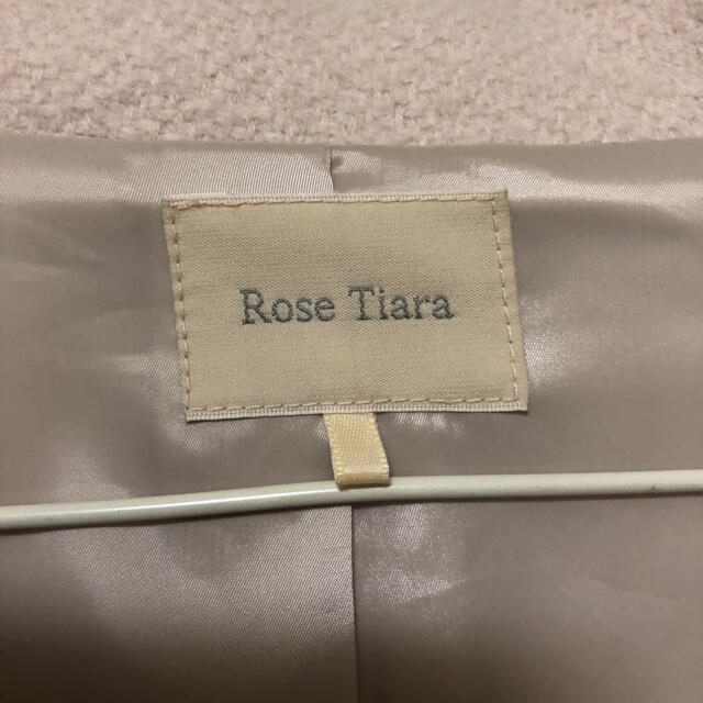 Rose Tiara(ローズティアラ)のRose Tiara  ピンクコート レディースのジャケット/アウター(ピーコート)の商品写真