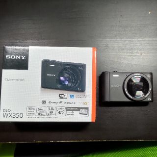 ソニー(SONY)のSONY　WX350-B 　ケース・SDカード・保護フィルム付き(コンパクトデジタルカメラ)