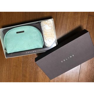 新品　未使用品　CELINE　ポーチ　タオル　セット