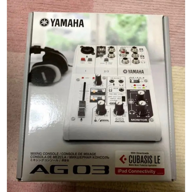 ヤマハ(ヤマハ)のヤマハ　AG03 楽器のDTM/DAW(オーディオインターフェイス)の商品写真