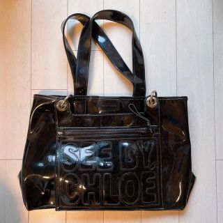 シーバイクロエ(SEE BY CHLOE)の【新品・未使用】SEE BY CHLOE / エナメル トートバッグ(トートバッグ)