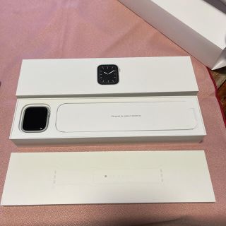 アップルウォッチ(Apple Watch)の中古 Apple Watch series5 GPS 44mm ｼﾙﾊﾞｰｱﾙﾐ(腕時計(デジタル))