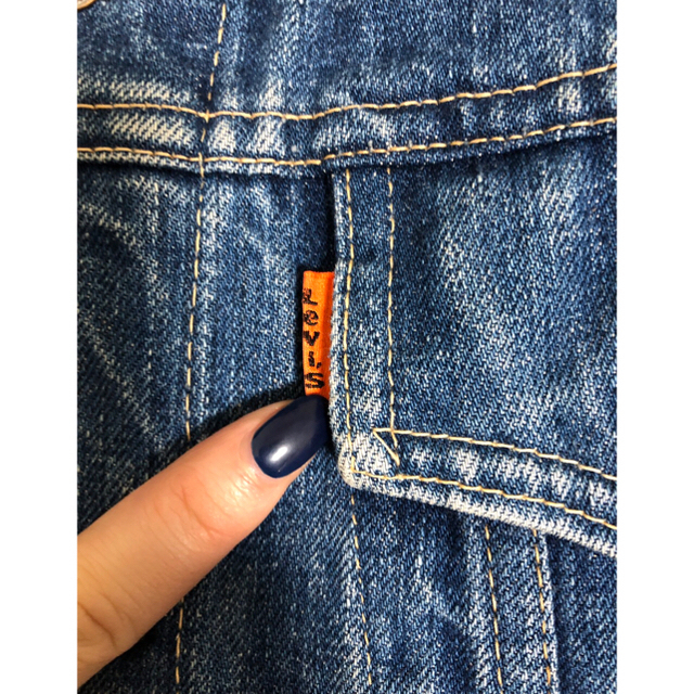 Shinzone(シンゾーン)のPreloved ステッカー付き Levi’s70505 3rd Gジャン レディースのジャケット/アウター(Gジャン/デニムジャケット)の商品写真