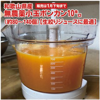 せん様専用。無農薬小玉ポンカン10キロ(フルーツ)