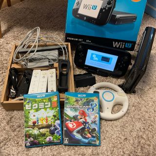 ウィーユー(Wii U)の【ソフト2本付】WiiU プレミアムセット 32GB(家庭用ゲーム機本体)