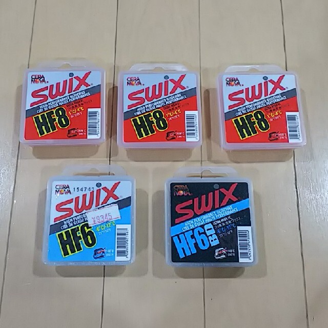 SWIX WAX フッ素高含有 HF 8.6. 6BW 40g 5本 未使用品