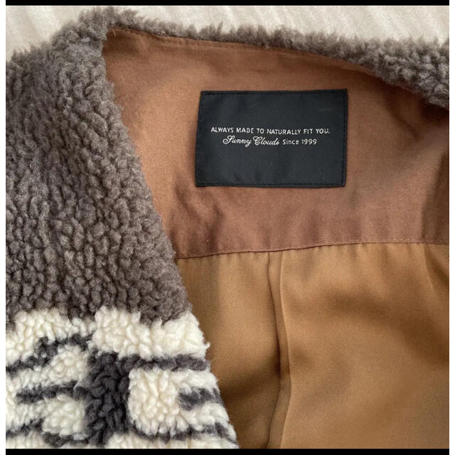 FELISSIMO(フェリシモ)のサニークラウズ カウチンボアコート レディースのジャケット/アウター(ガウンコート)の商品写真