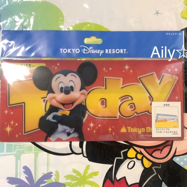 Disney(ディズニー)の大人気♡新品未開封♡ TODAY チケットケース　実写　ディズニー エンタメ/ホビーのおもちゃ/ぬいぐるみ(キャラクターグッズ)の商品写真