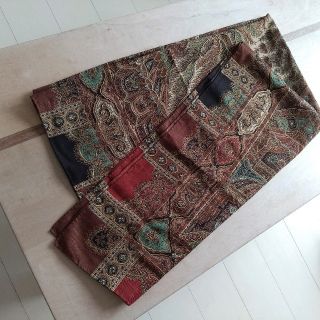 エトロ(ETRO)のエトロストール　大判　正方形　美品　ペイズリー(マフラー/ショール)