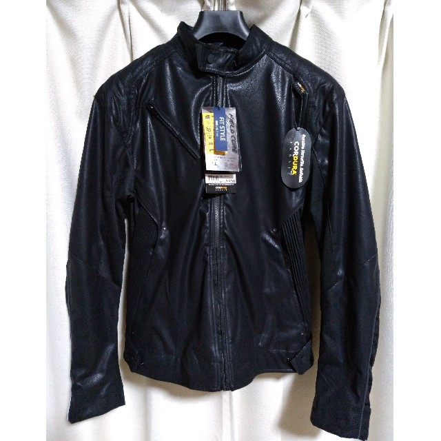 ワークマン　コーデュラユーロ　ライディングジャケット　ブラック　LLサイズ メンズのジャケット/アウター(ライダースジャケット)の商品写真