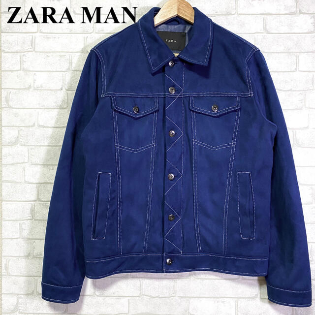 ZARA MAN ザラ スエード ジップアップジャケット