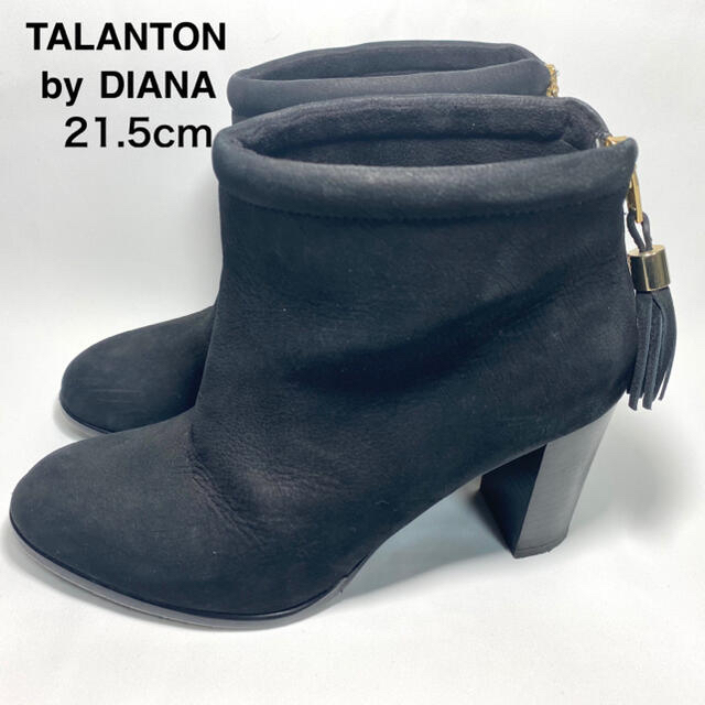 TALANTON by DIANA スエードショートブーツ　21.5cm | フリマアプリ ラクマ