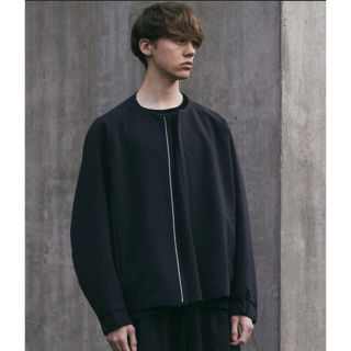 ウィム× ATTACHMENT  NO COLLAR ZIP  リドム(ブルゾン)