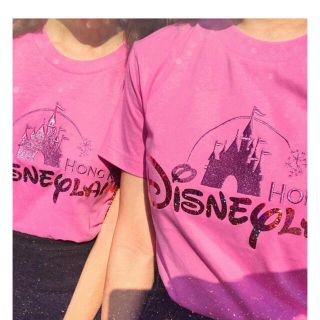 香港ディズニー　Tシャツ(Tシャツ(半袖/袖なし))