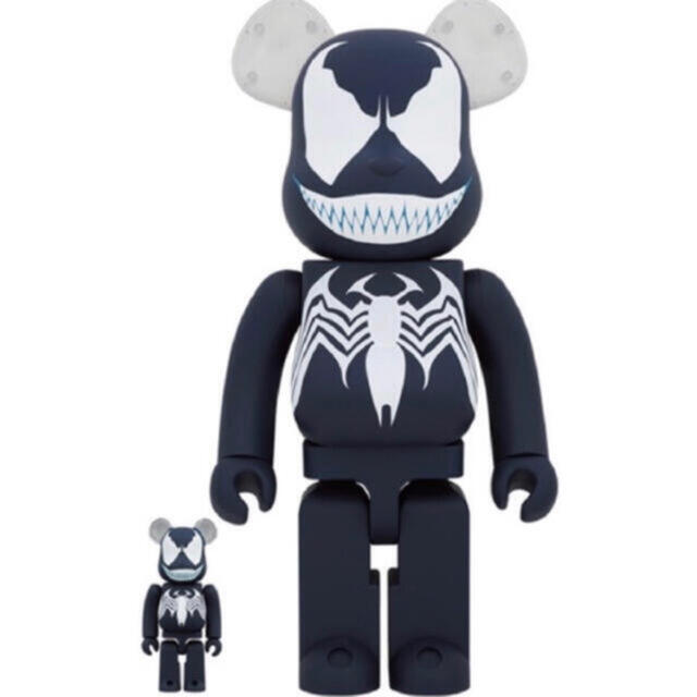 MEDICOM TOY(メディコムトイ)のBE@RBRICK VENOM ヴェノム 100% & 400% 新品未使用 エンタメ/ホビーのフィギュア(その他)の商品写真