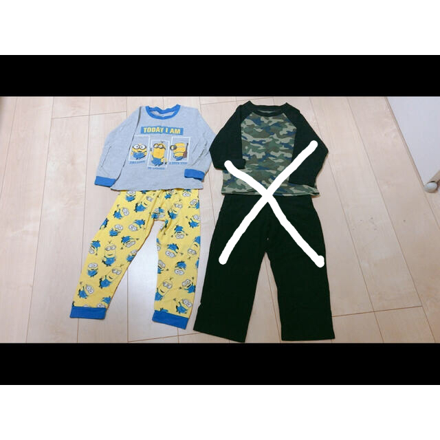 パジャマ 110cm ミニオンのみ キッズ/ベビー/マタニティのキッズ服女の子用(90cm~)(パジャマ)の商品写真