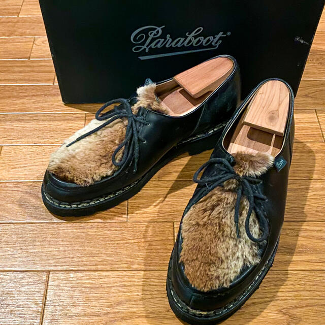 パラブーツ ミカエル ラパン 黒41.5 定価¥66,960 専門ショップ