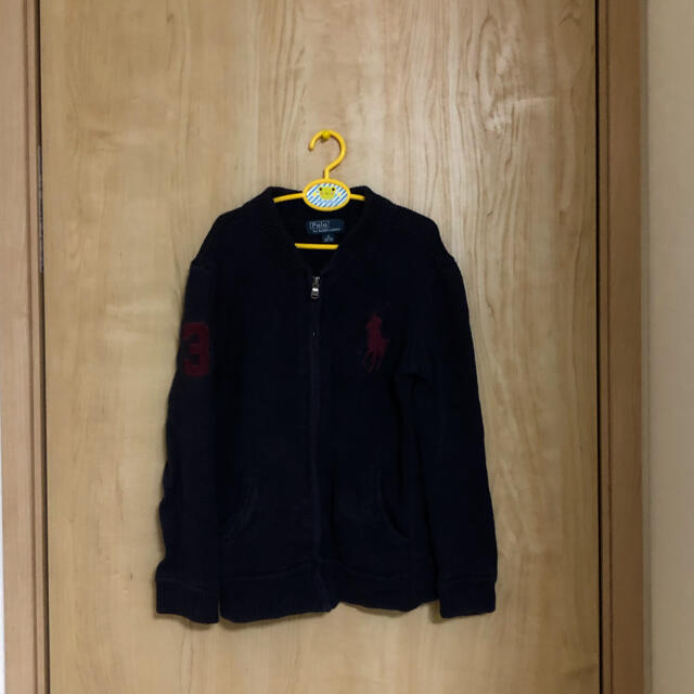 POLO RALPH LAUREN(ポロラルフローレン)の本物ラルフローレンの紺ビックポニーのセーター　6のため120程度  キッズ/ベビー/マタニティのキッズ服男の子用(90cm~)(ジャケット/上着)の商品写真
