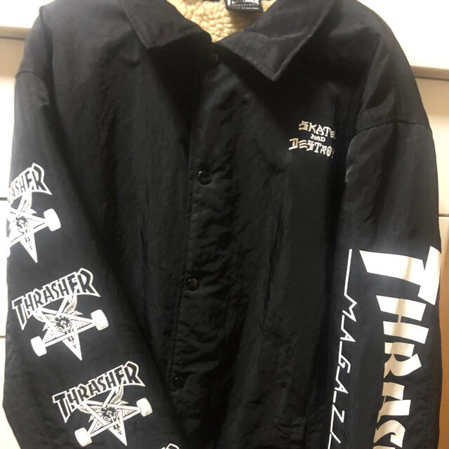 スラッシャー　THRASHER  コーチジャケット　裏ボア　スノーボード