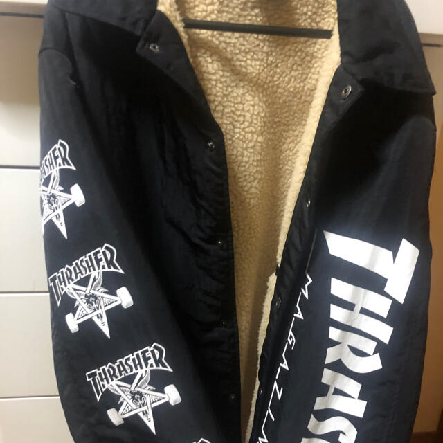 THRASHER 裏ボア コーチジャケット