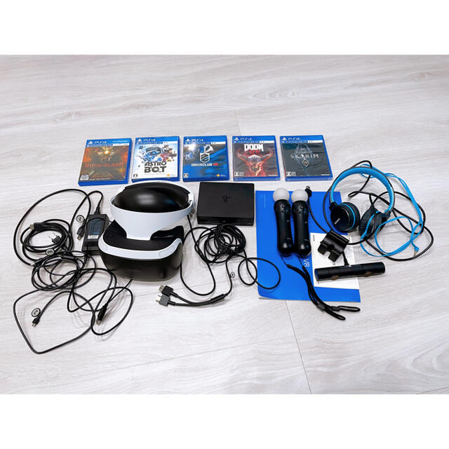 PlayStation vr カメラ　コントローラー　ヘッドホン　セットゲームソフト/ゲーム機本体