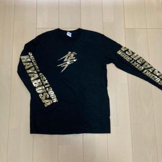 スズキ(スズキ)の美品　メンズ　隼のロンT ブラック　サイズ　L(Tシャツ/カットソー(七分/長袖))