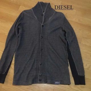 ディーゼル(DIESEL)のDIESEL-Co.ディーゼル★メンズお洒落褪せ感ワッフルカーディガン(カーディガン)