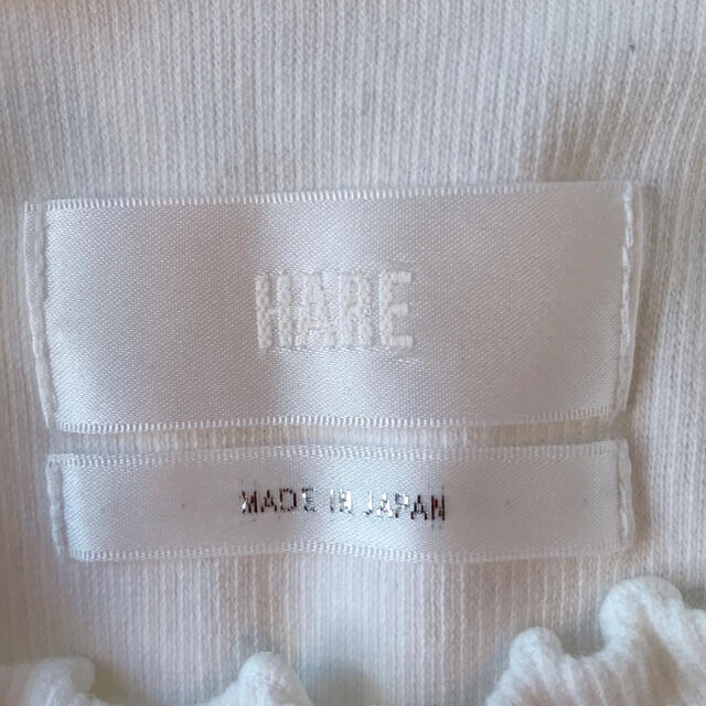 HARE(ハレ)のHARE ハレ リブ素材 メローノースリーブ レディースのトップス(タンクトップ)の商品写真