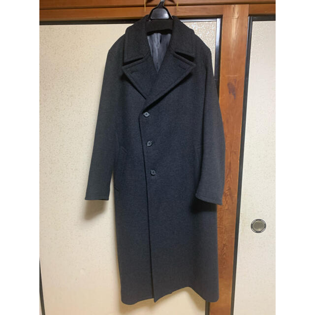 COMOLI(コモリ)のオーラリー　LIGHT MELTON DOUBLE-BREASTED COAT メンズのジャケット/アウター(チェスターコート)の商品写真