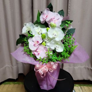 造花　仏花　白&ピンク胡蝶蘭(その他)