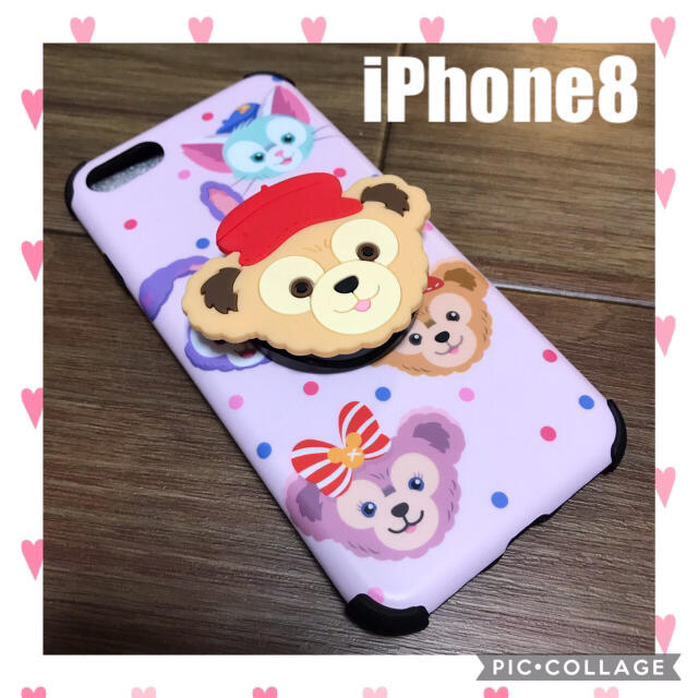 ダッフィー(ダッフィー)の新品 iPhone8 ダッフィー フレンズ スマホケース ディズニー カバー スマホ/家電/カメラのスマホアクセサリー(iPhoneケース)の商品写真