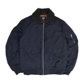 ギャップ(GAP)のGAP MA-1 裏地キルト 中綿入り 中綿ジャケット ポリエステル中綿(ブルゾン)