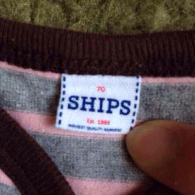 SHIPS(シップス)のSHIPS ベビー３点セット キッズ/ベビー/マタニティのベビー服(~85cm)(カバーオール)の商品写真