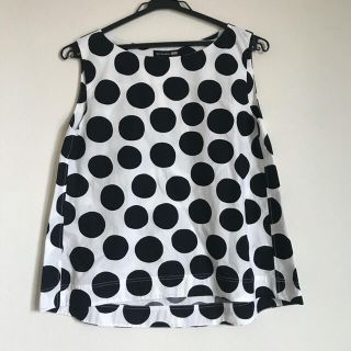 マリメッコ(marimekko)のmarimekko×UNIQLO ノースリーブ　Sサイズ(シャツ/ブラウス(半袖/袖なし))