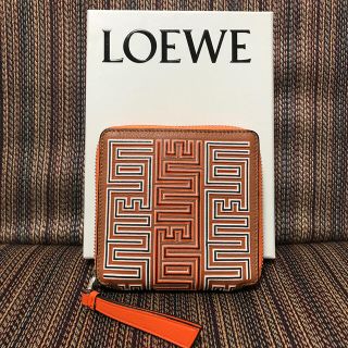 ロエベ(LOEWE)のロエベLOEWE Maze スクエアジップウォレット(財布)