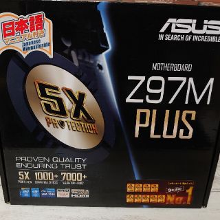 エイスース(ASUS)のASUS Z97M -PLUS(PCパーツ)