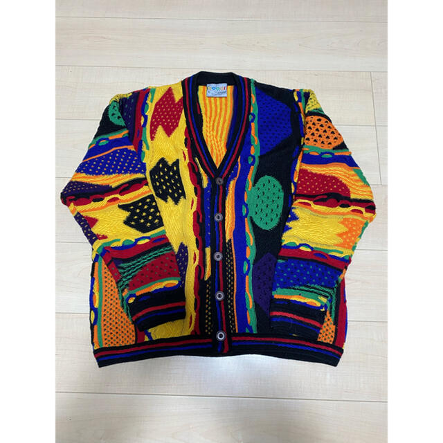 COOGI(クージー)のCOOGI マルチカラーコットンカーディガン メンズのトップス(カーディガン)の商品写真