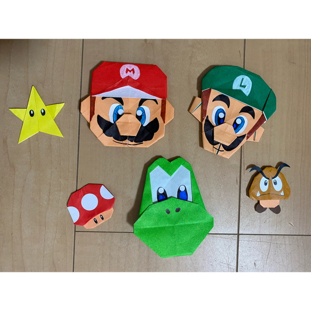 shiori様 専用♡【オーダー】スーパーマリオシリーズ 折り紙 | フリマアプリ ラクマ