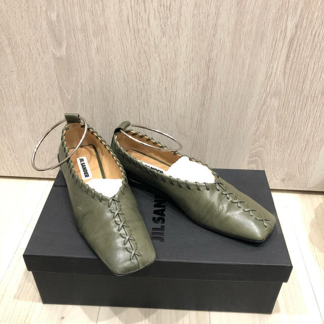 Jil Sander(ジルサンダー)のジルサンダルー　フラットバレエシューズ レディースの靴/シューズ(バレエシューズ)の商品写真