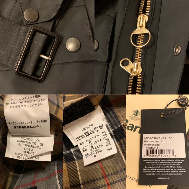 けい様専用 Barbour バブアー インターナショナル ジャケット 36 SL