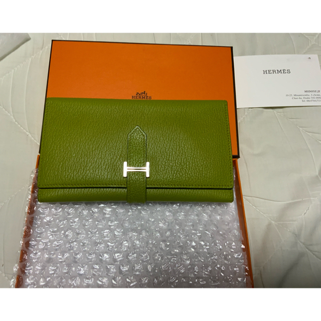 HERMES エルメス　べアン　3つ折り