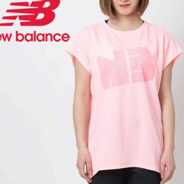 New Balance(ニューバランス)の新品　ニューバランス NB ロゴTシャツ JWTP9007-GGO レディースのトップス(Tシャツ(半袖/袖なし))の商品写真