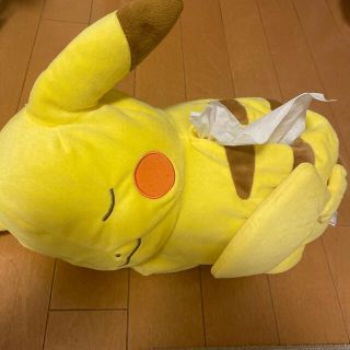 ポケモン(ポケモン)のピカチュウ　ティッシュケース(ティッシュボックス)