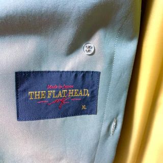 THE FLAT HEAD - フラッドヘッド MKレーベル トレンチコート 玉虫色 未